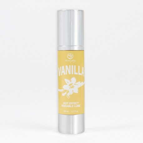 LUBRIFICANTE DE EFEITO CALOR COM SABOR A BAUNILHA 50 ML SECRET PLAY