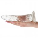 DILDO REAL RAPTURE EARTH FLAVOUR 7'' TRANSPARENTE