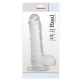 DILDO REAL RAPTURE SKY EMOTION 10'' TRANSPARENTE