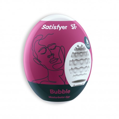 MASTURBADOR MASTURBATOR EGG BUBBLE SATISFYER