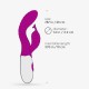 VIBRADOR COM ESTIMULADOR DE CLITÓRIS GUMMIE ROXO E LUBRIFICANTE À BASE DE ÁGUA INCLUÍDO CRUSHIOUS