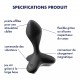 VIBRADOR ANAL GAME CHANGER SATISFYER PRETO