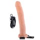 STRAP-ON OCO COM VIBRAÇÃO 11" FETISH FANTASY SERIES BRANCO