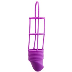 MANGA PARA O PÉNIS RIBBED COCKCAGE ROXO