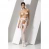 COLLANTS COM EFEITO DE LIGAS S023 BRANCAS EROTIC LINE PASSION