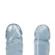 DILDO DUPLO JR. DOUBLE DONG 12'' TRANSPARENTE