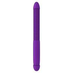 DILDO DUPLO SEX PLEASE! 16" ROXO