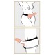 STRAP-ON OCO COM TESTÍCULOS 9" FETISH FANTASY SERIES BRANCO