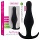 PLUG ANAL BUTT PLUG COM PEGA PRETO MÉDIO