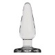 PLUG ANAL EM VIDRO PLUG & PLAY 3” TRANSPARENTE