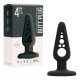 PLUG ANAL EM SILICONE PLUG & PLAY 4” PRETO