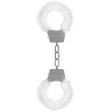 ALGEMAS COM PELUCHE PLEASURE FURRY HANDCUFFS BRANCAS