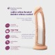 DILDO PREMIUM SILICONE TESSUDO 7,5" BAUNILHA CRUSHIOUS