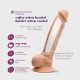 DILDO PREMIUM SILICONE TESSUDO 9" BAUNILHA CRUSHIOUS