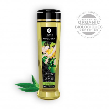 ÓLEO DE MASSAGEM SHUNGA ORGANICA CHÁ VERDE 240ML